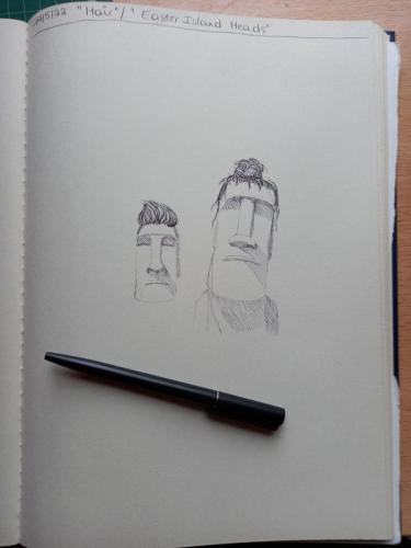 Hair / Easter Island heads